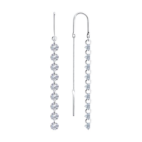 94023999 Серьги протяжки Ag 925