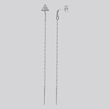 94020563 Серьги-протяжки Ag 925