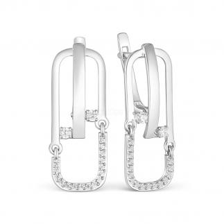 С-4279-Р Серьги Ag 925