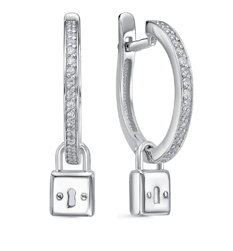 с1204059 Серьги Ag 925