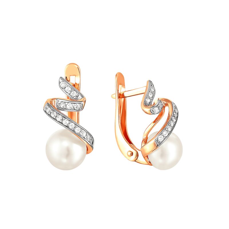 290-1-831Р Серьги Au 585