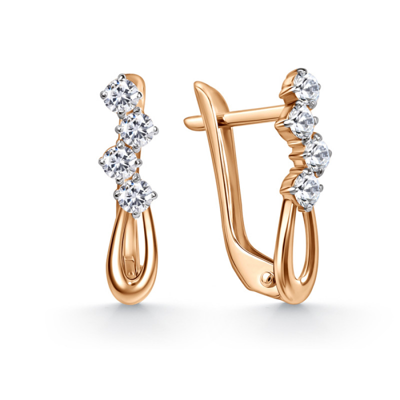 023505 Серьги Au 585