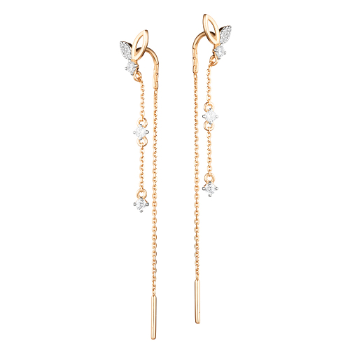 40270000 Серьги протяжки Au 585