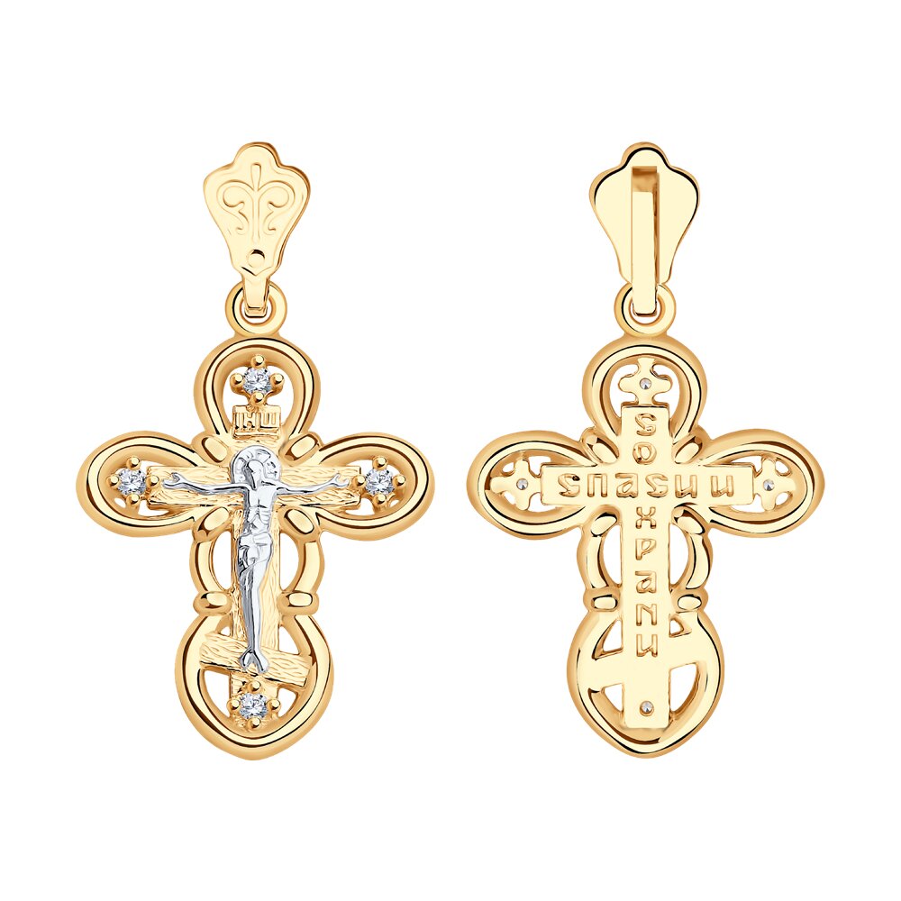 93120036 Крест Ag 925