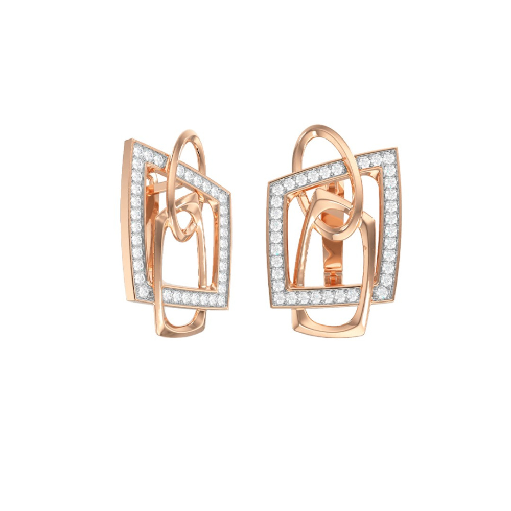 2М-001 Серьги Au 585