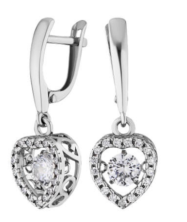 2129121,9 Серьги Ag 925