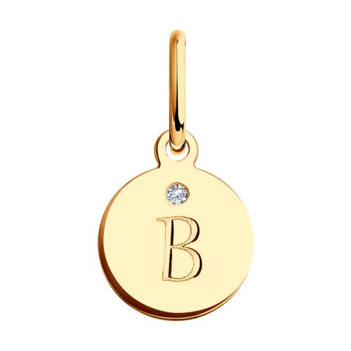 036382 Подвеска буква Au 585