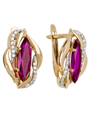 2-3402-001 Серьги Au 585