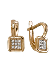 2-3012-001 Серьги Au 585