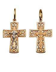 4-0434-000 Крест Au 585