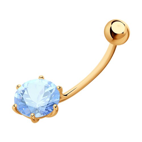 060006 Пирсинг в пупок Au 585