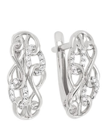 2-3488-001 Серьги Ag 925