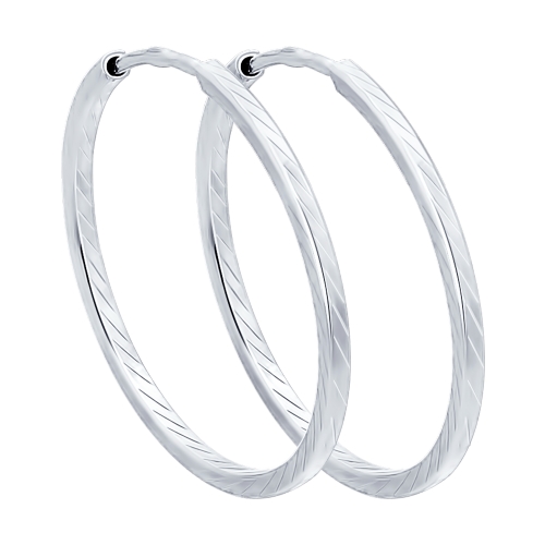 94140026 Серьги-конго Ag 925