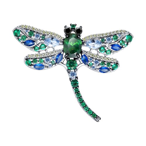 94040271 Брошь Ag 925