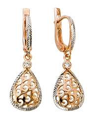 2-0773-011 Серьги Au 585