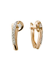 2-0199-001 Серьги Au 585