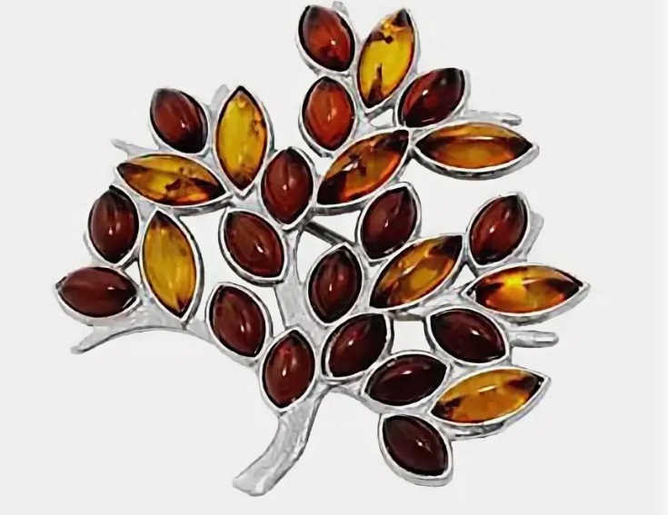 927061690аа Брошь Ag 925