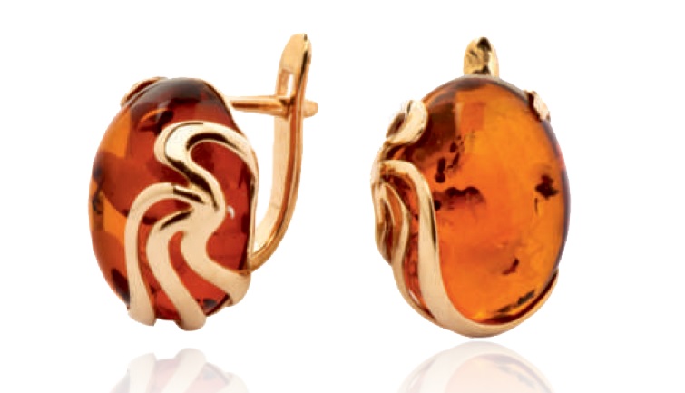 919040096аа Серьги Au 585