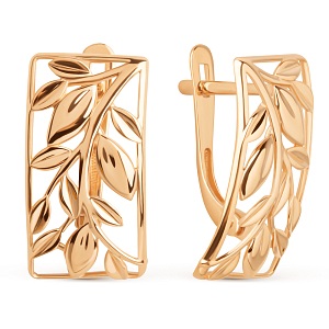 024152-1000 Серьги Au 585