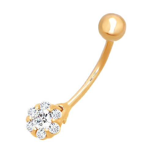 060177 Пирсинг в пупок Au 585
