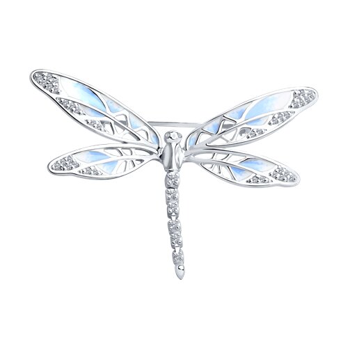 94040127 Брошь Ag 925