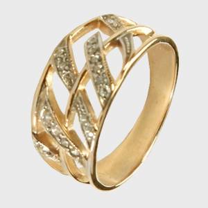 к132 Кольцо Au 585