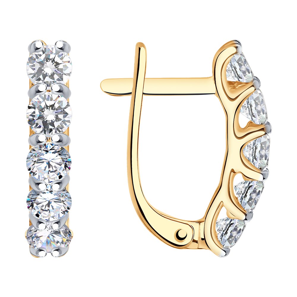 026978 Серьги Au 585