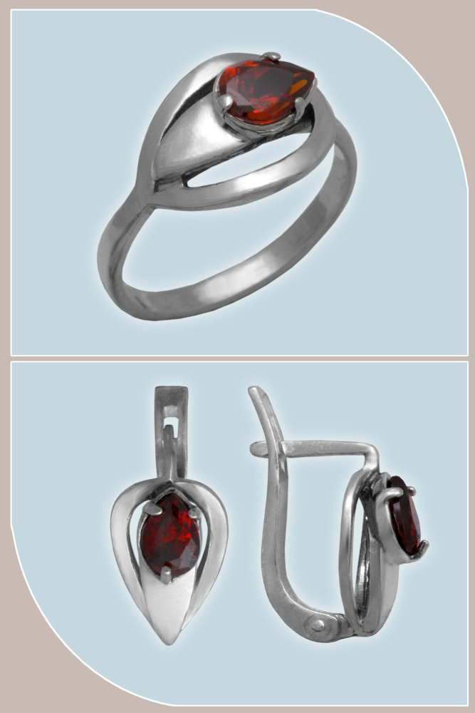 0008 Серьги Ag 925