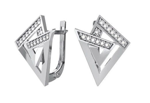 0201973-00775 Серьги Ag 925