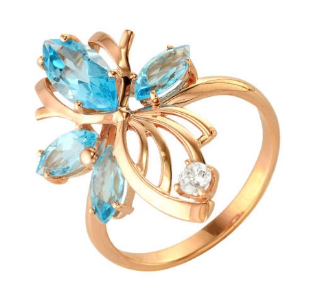 63024300-Тп Кольцо Au 585