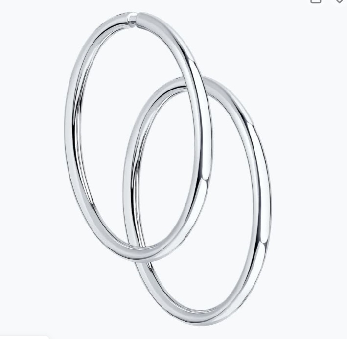 94-124-01719-1 Серьги конго Ag 925