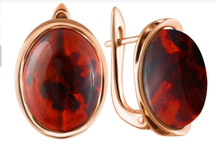 919040214аа Серьги Au 585