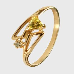 к024 Кольцо Au 585