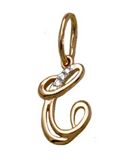 3-1138-001 Подвеска буква Au 585