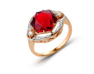 К1491 Кольцо Au 585