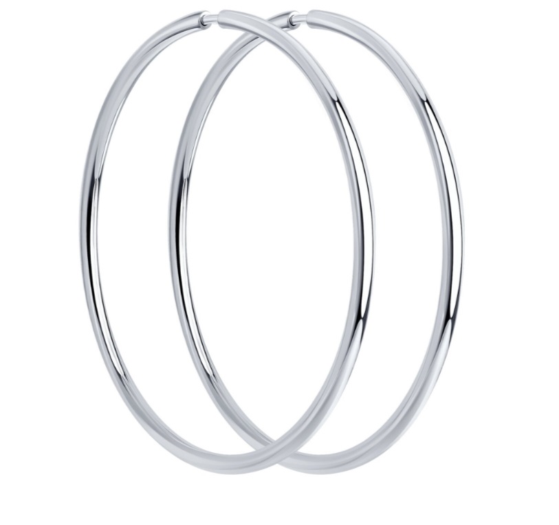 94140044 Серьги конго Ag 925