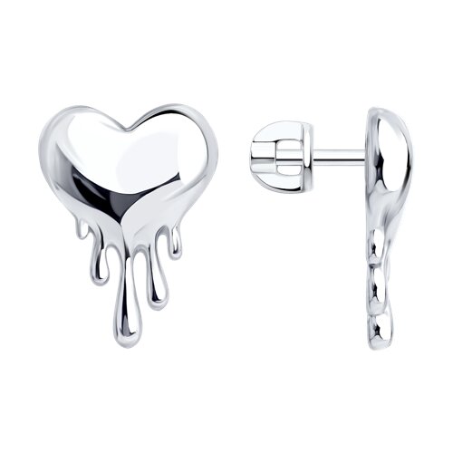 94027383 Серьги пусеты Ag 925