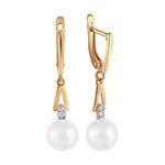 290-1-1045Р Серьги Au 585