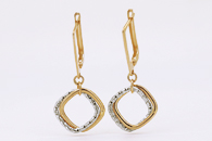 Т-830-2 Серьги Au 585