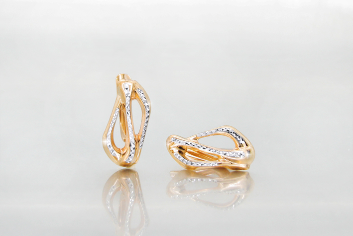 142А-2 Серьги Au 585