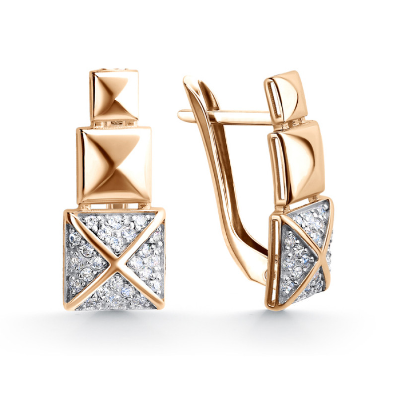 023086 Серьги Au 585