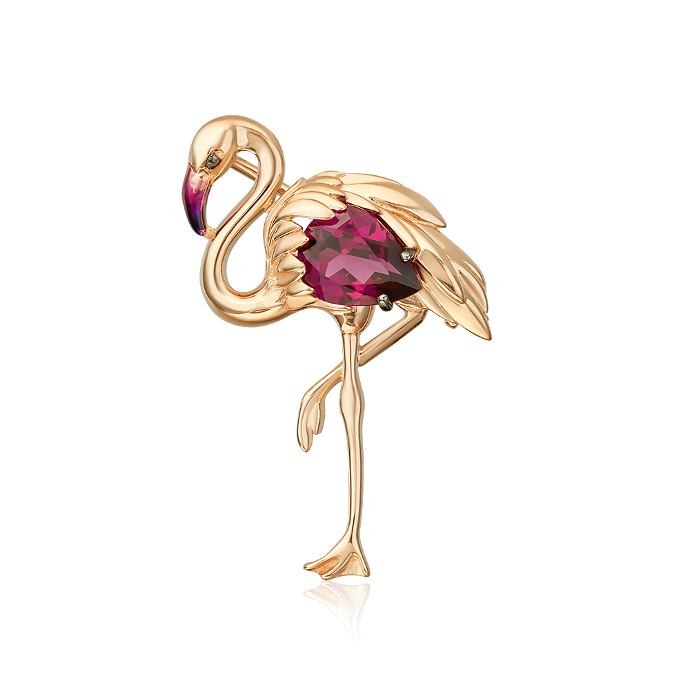 04-0302-00-204-1110 Брошь Au 585