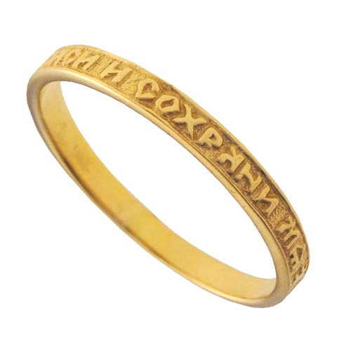 12001 Кольцо Спаси и сохрани Au 585