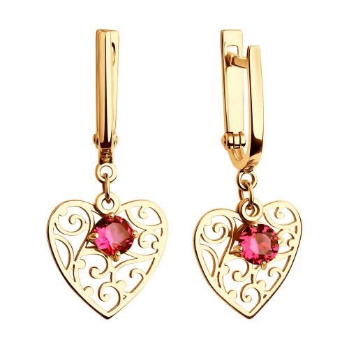 027564 Серьги Au 585