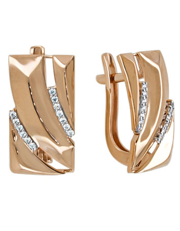 2-3934-001 Серьги Au 585