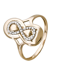 1-4390-001 Кольцо Au 585