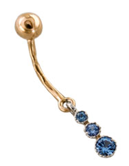 3-0558-001 Пирсинг в пупок Au 585