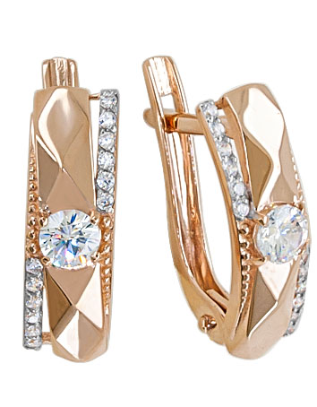 2-4123-001 Серьги Au 585