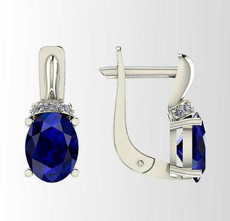 СС0310 Серьги Ag 925