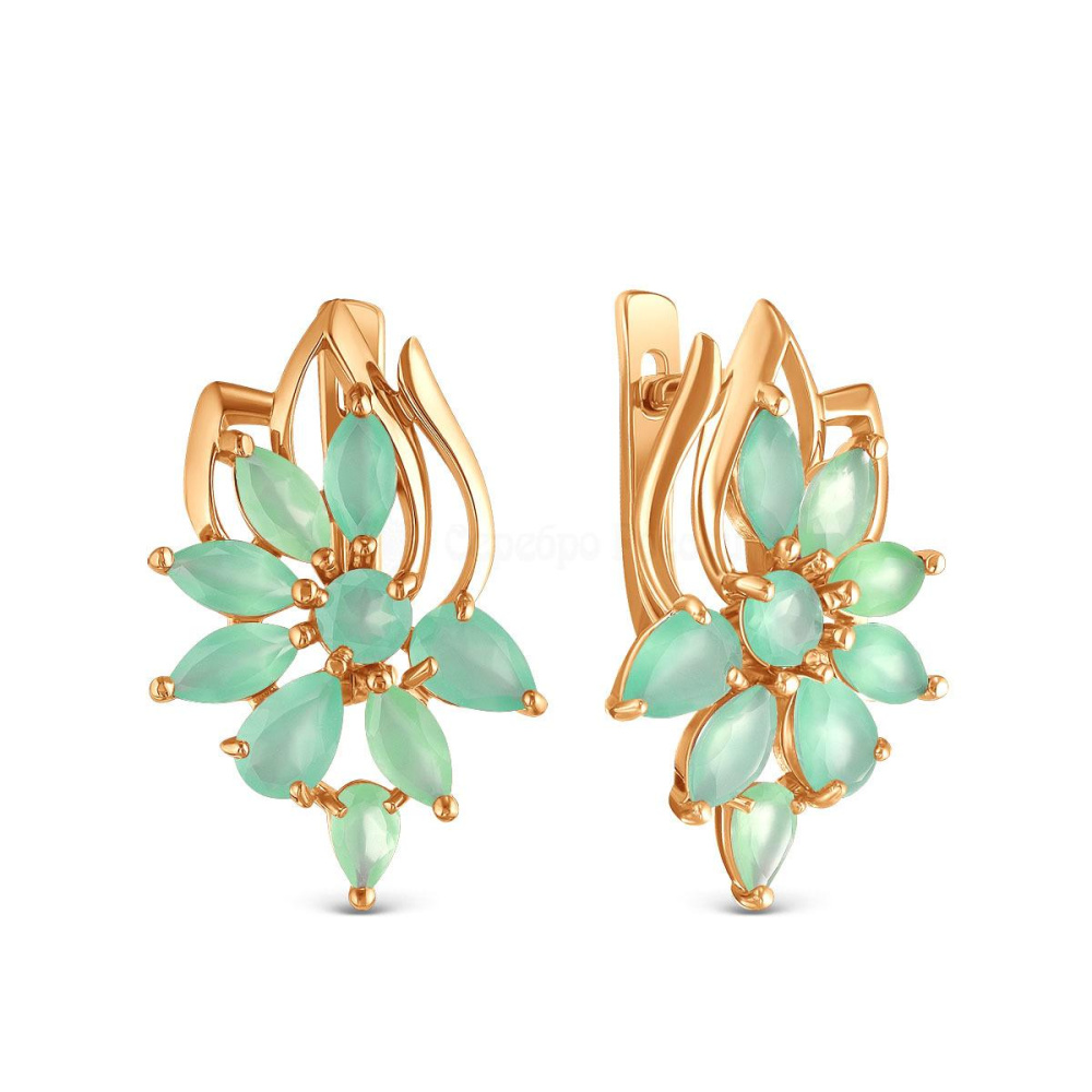 С-3773зс4130 Серьги Ag 925